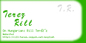 terez rill business card